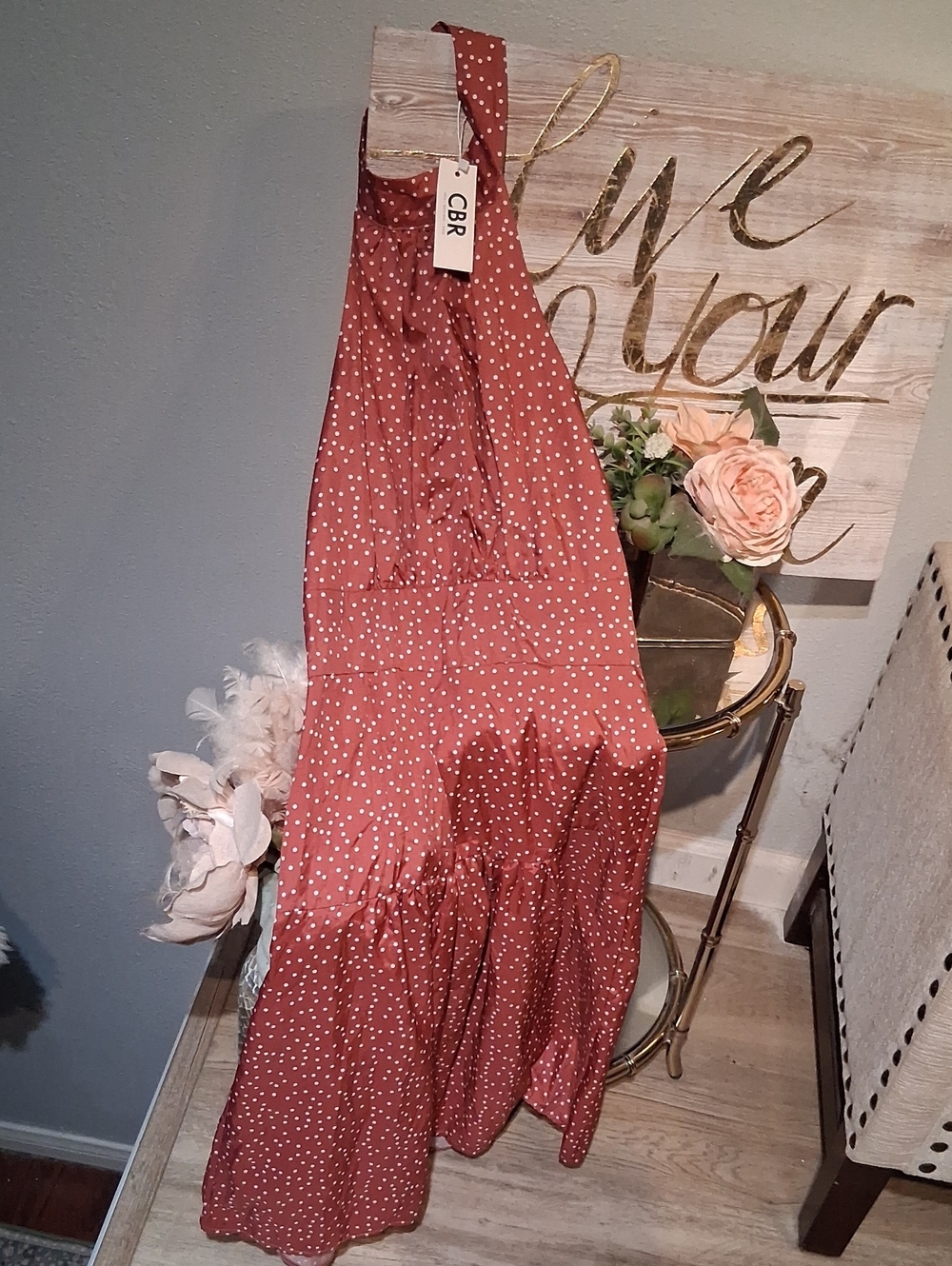5/$13 CBR polka dot dress